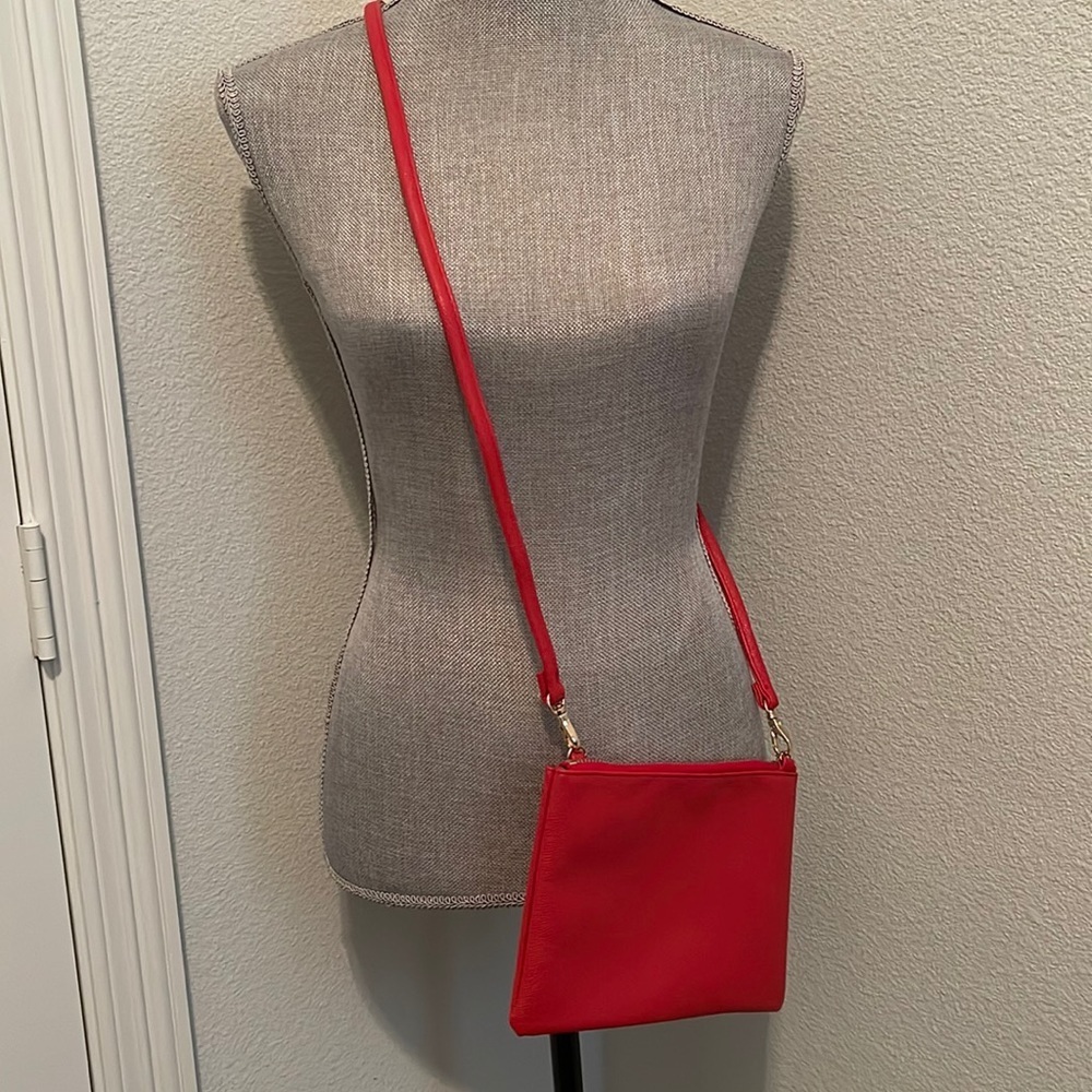 Red Crossbody Bag - Classic Women's Shoulder Bag